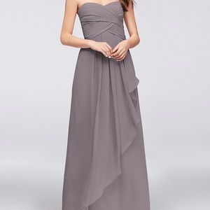 David’s bridal, long, color: Portobello Size:12